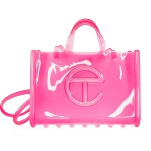 SOLD Telfar Pink Jelly Shopper Tote Large New NWT